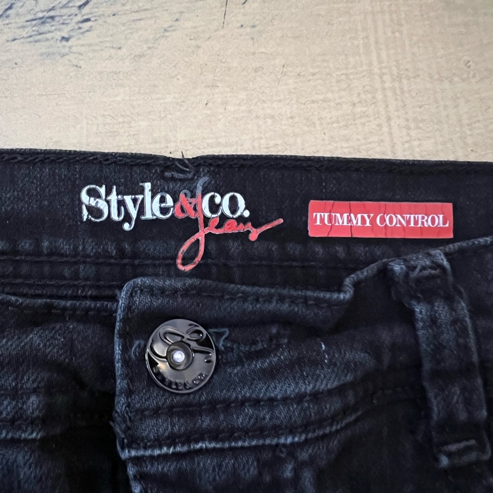 Style & Co Black Jeans - Picture 3 of 6